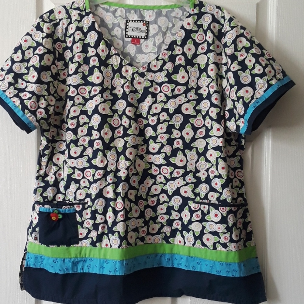 Mary Engelbrett Scrub Top